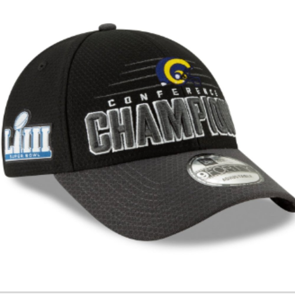 Los Angeles Rams New Era 2018 NFC Champions Trophy Collection Locker Roo…
